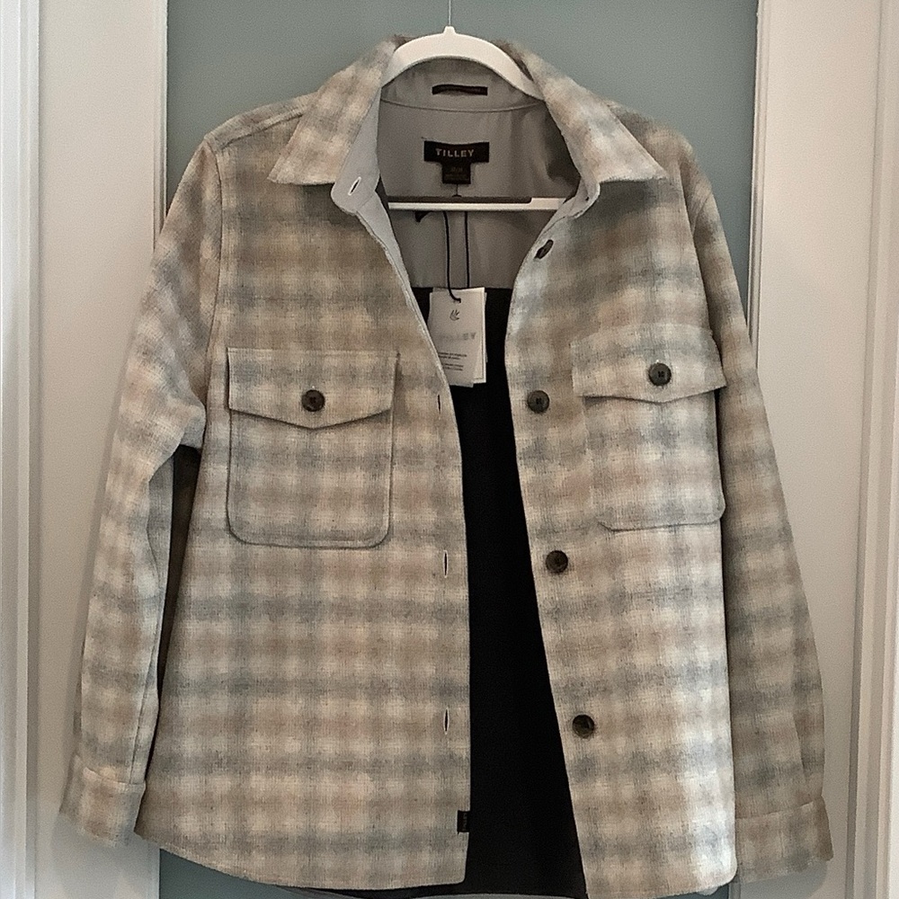 BNWT Tilley Checked Jacket
